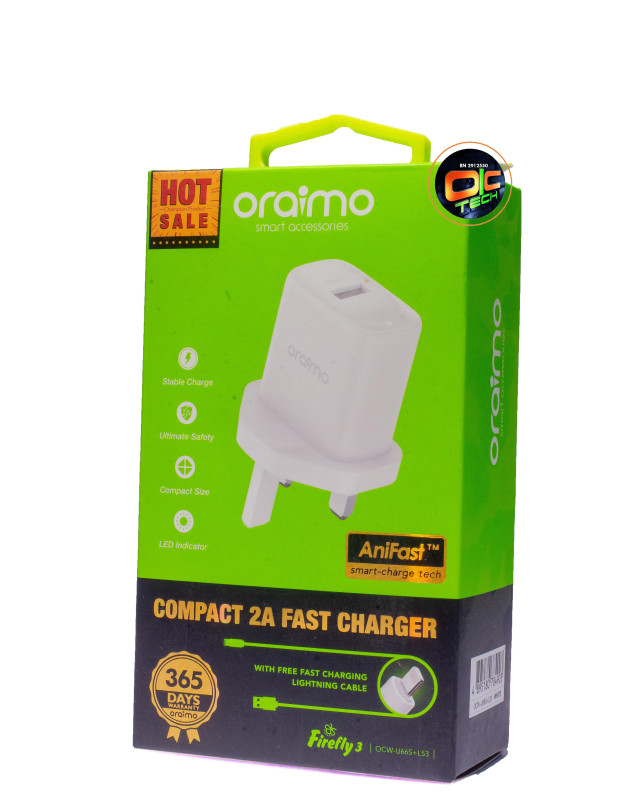 ORAIMO IPHONE CHARGER OCW-U66S+L53