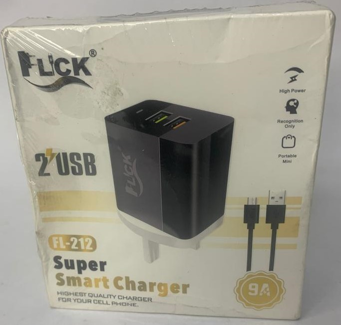 FLICK 2 PORTS CHARGER